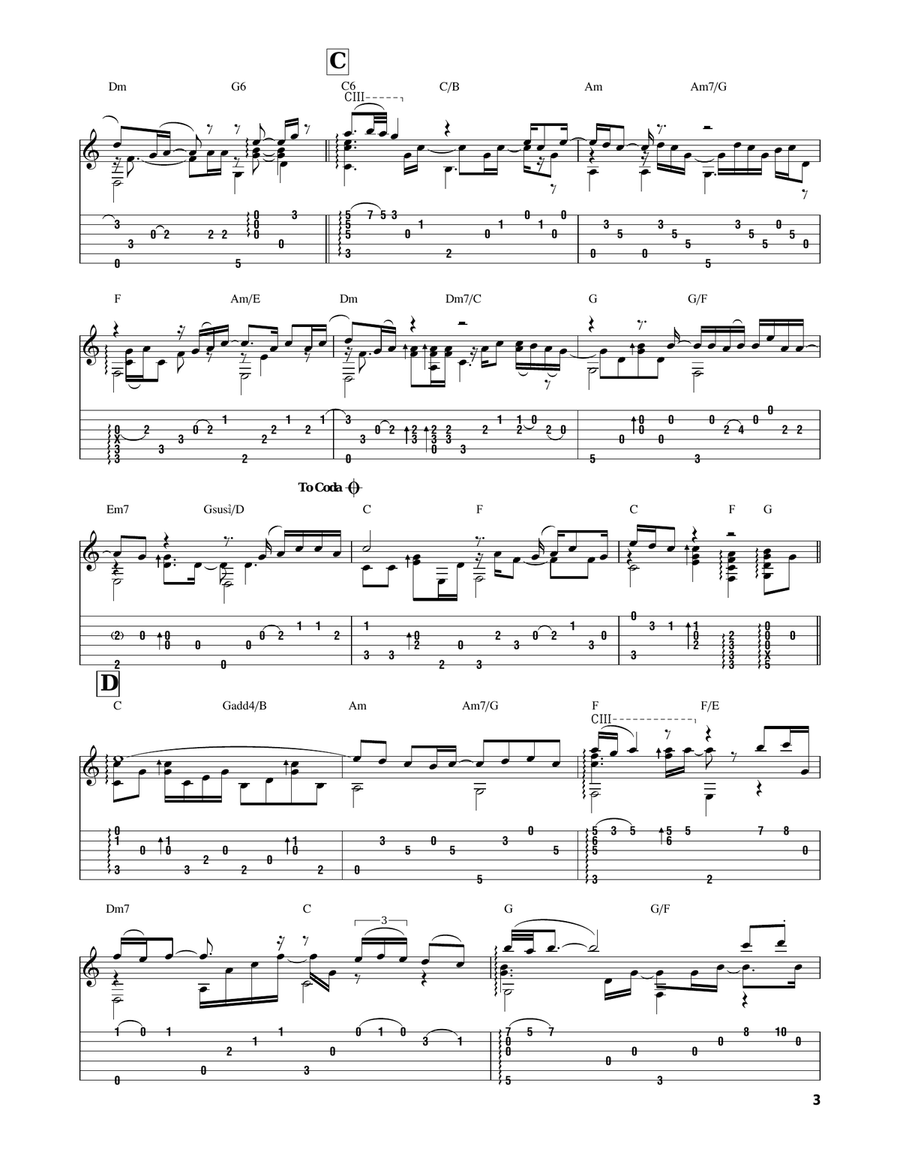 A Whiter Shade Of Pale Acoustic Guitar scores gallery preview page 3