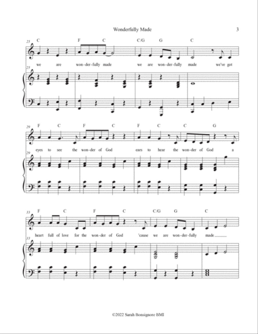 Wonderfully Made Voice scores gallery preview page 4