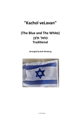 Book cover for "Kachol veLavan" (The Blue and The White)