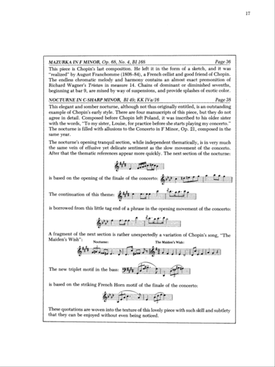 At the Piano with Chopin Piano Solo scores gallery preview page 16