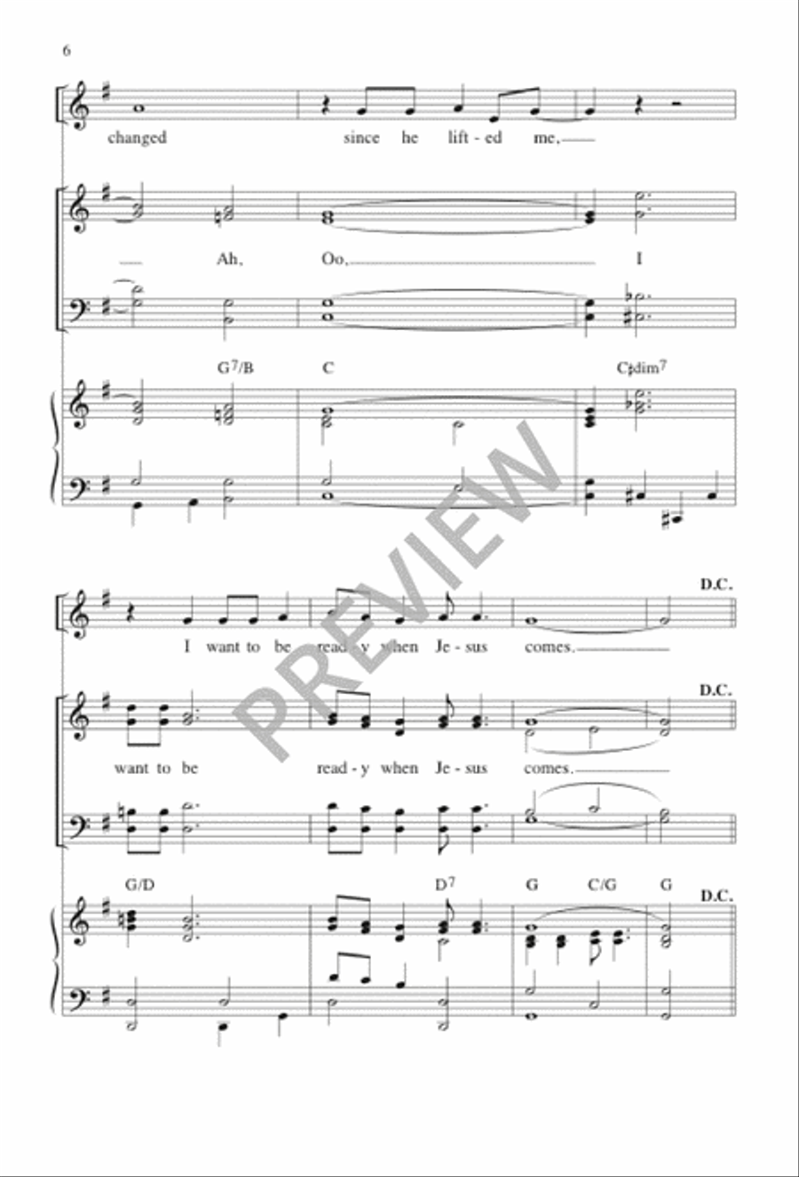 Sign Me Up 4-Part scores gallery preview page 6