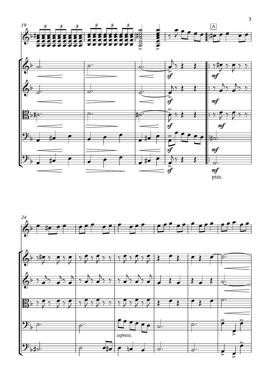 Santa Morena Chamber Orchestra scores gallery preview page 3