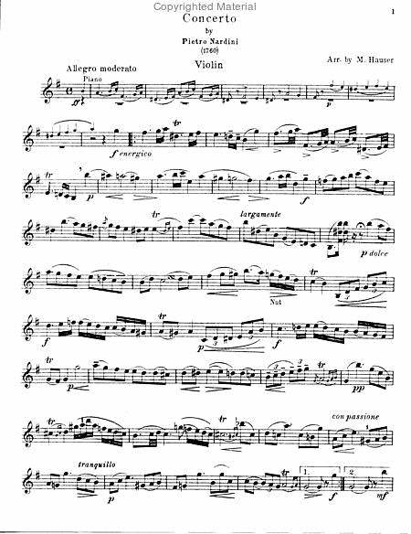 Concerto in E Minor