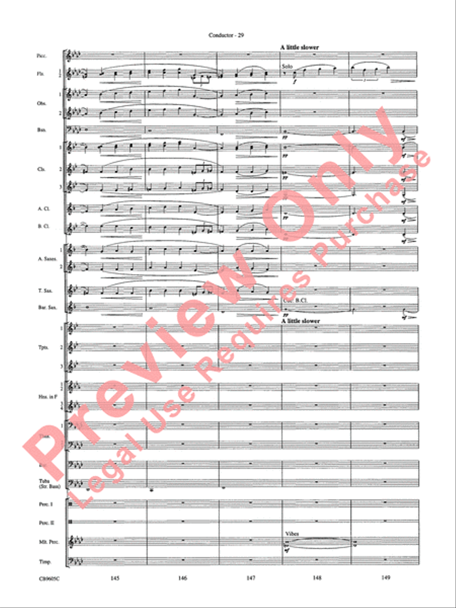 The Symphonic Gershwin The Symphonic Gershwin Concert Band scores gallery preview page 33