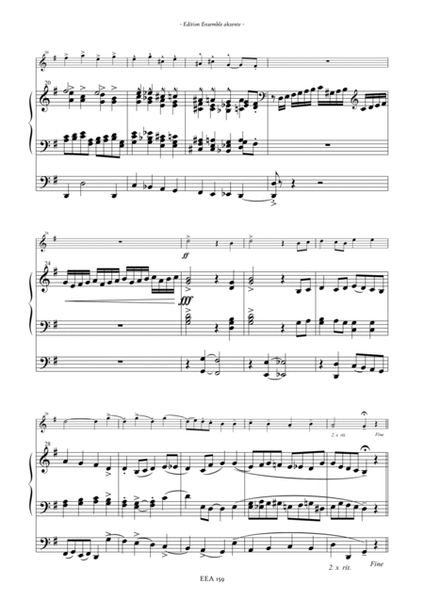 Marche triomphale "Now thank we all our god t" op.65 - arrangement for trumpet and organ