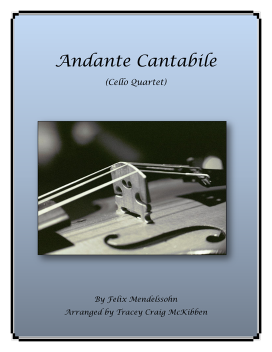 Andante Cantabile for Cello Quartet image number null