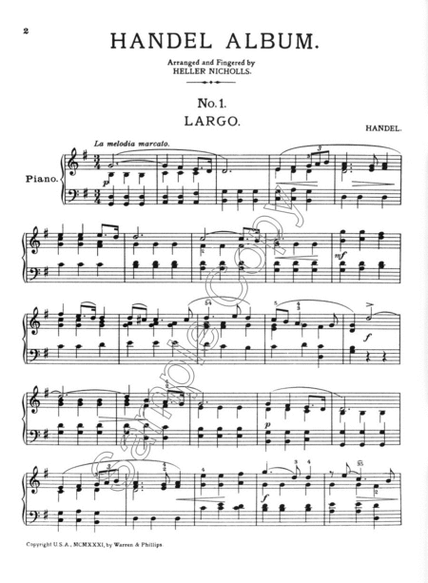 Handel - Silhouette Series
