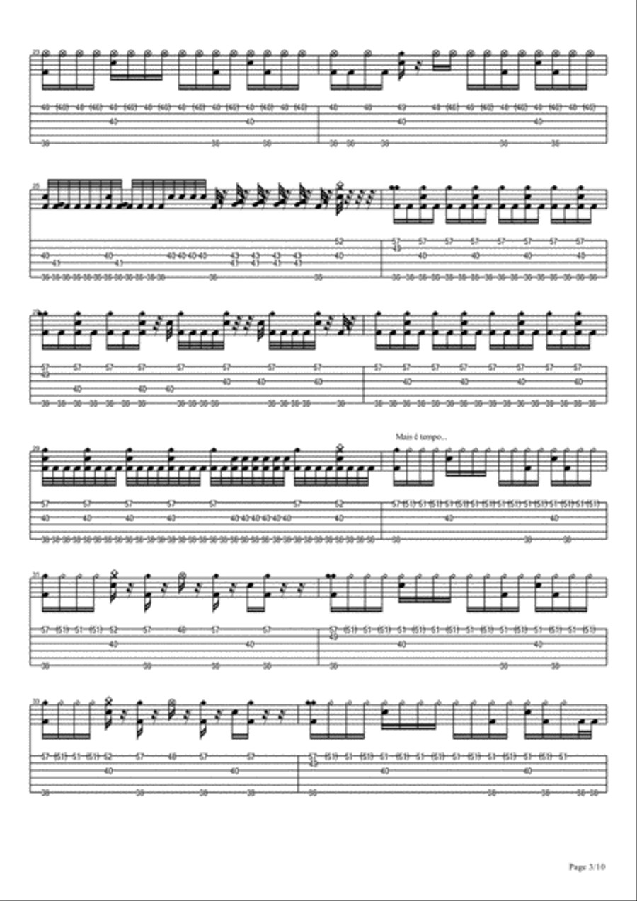 OFICINA G3 - Meus Próprios meios (BATERIA COMPLETA) Small Ensemble scores gallery preview page 3