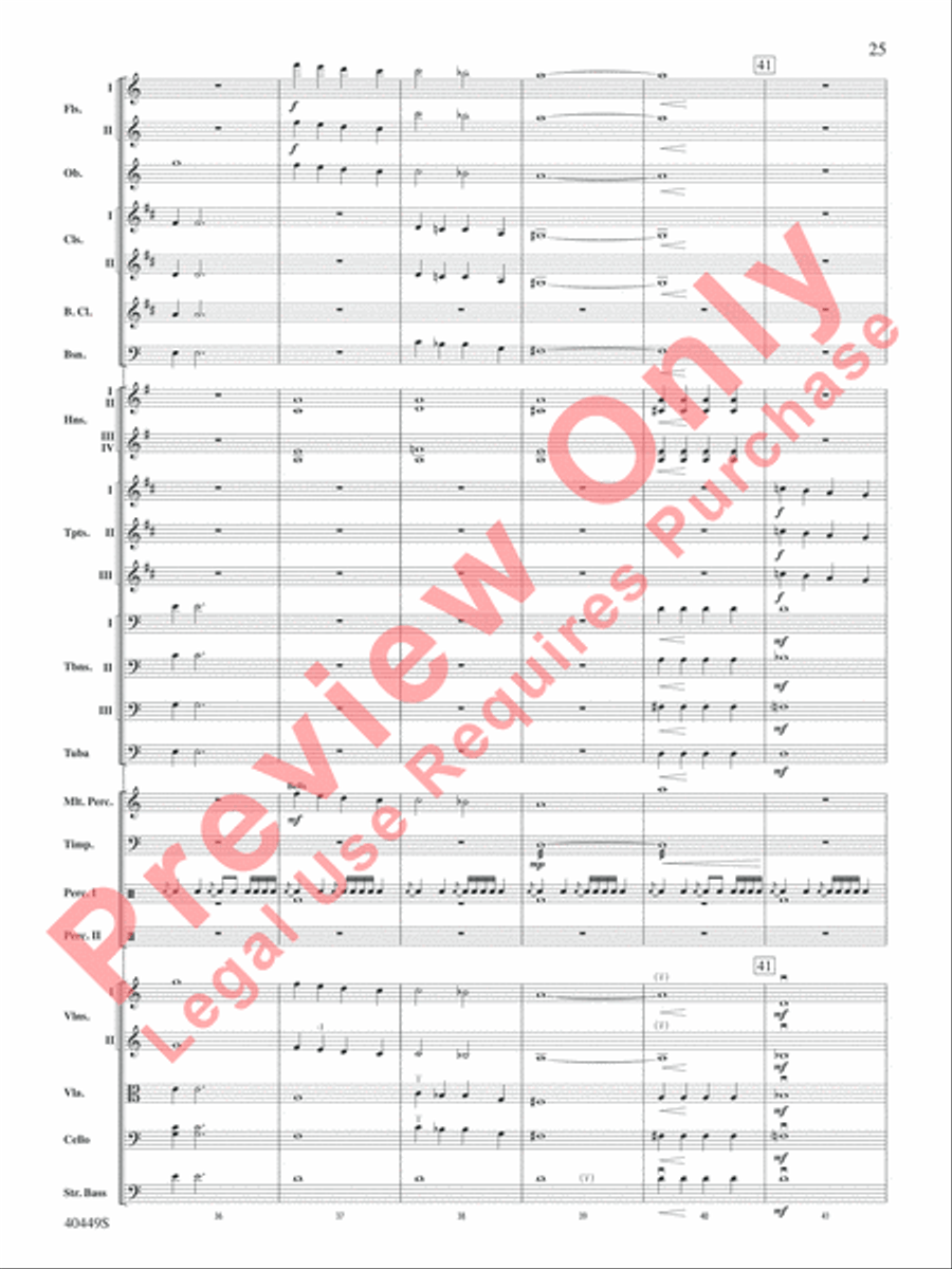 The Hobbit: An Unexpected Journey, Suite from Full Orchestra scores gallery preview page 26