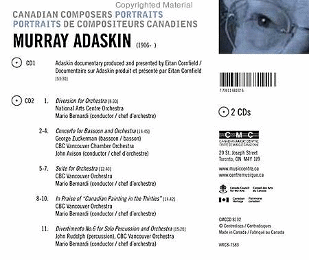 Murray Adaskin Portrait