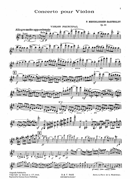 Concerto in e minor, Op.64
