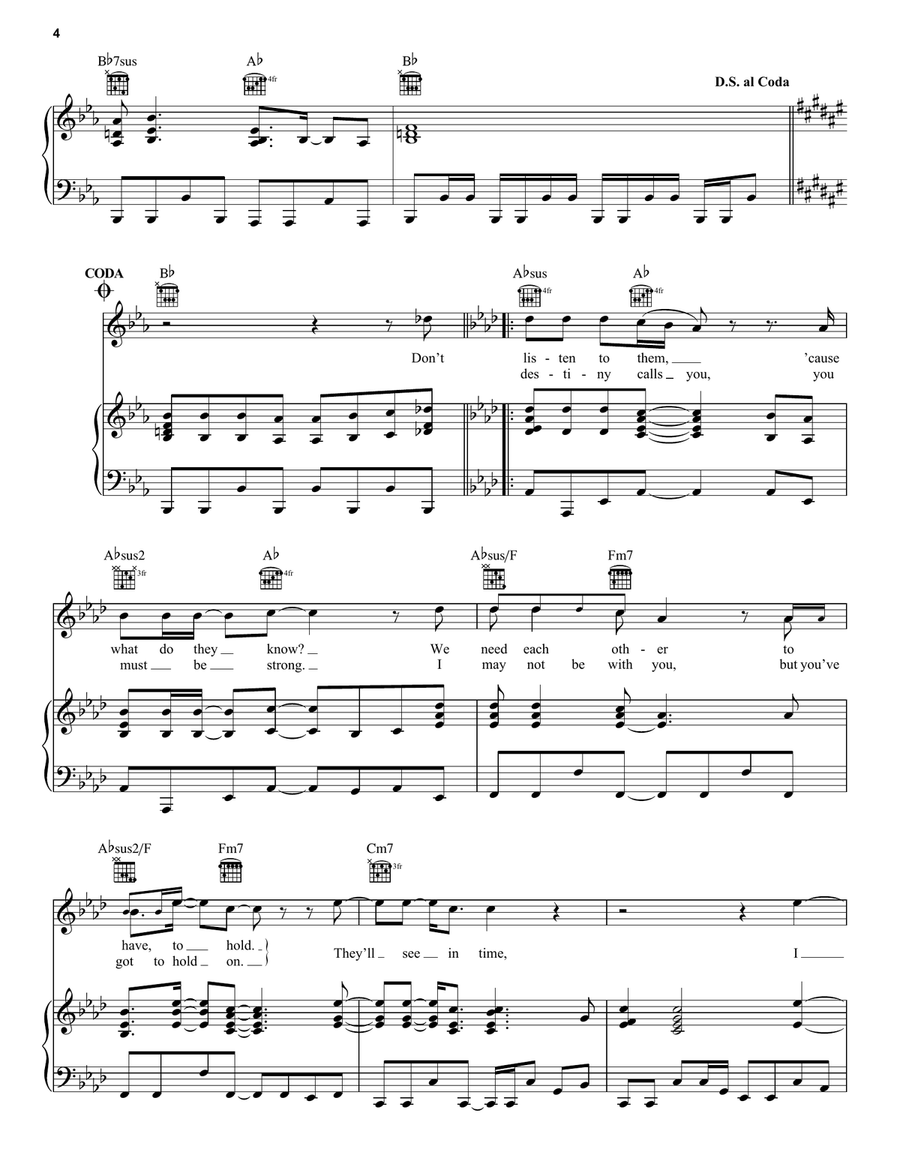 You'll Be In My Heart (Pop Version) (from Tarzan) Acoustic Guitar scores gallery preview page 4