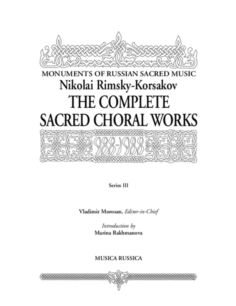 The Complete Sacred Choral Works
