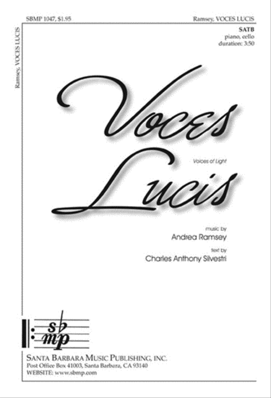 Voces Lucis - SATB Octavo 4-Part scores gallery preview page 1