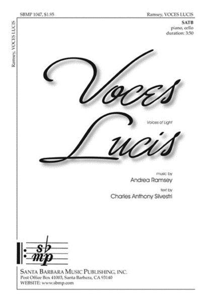 Voces Lucis - SATB Octavo image number null