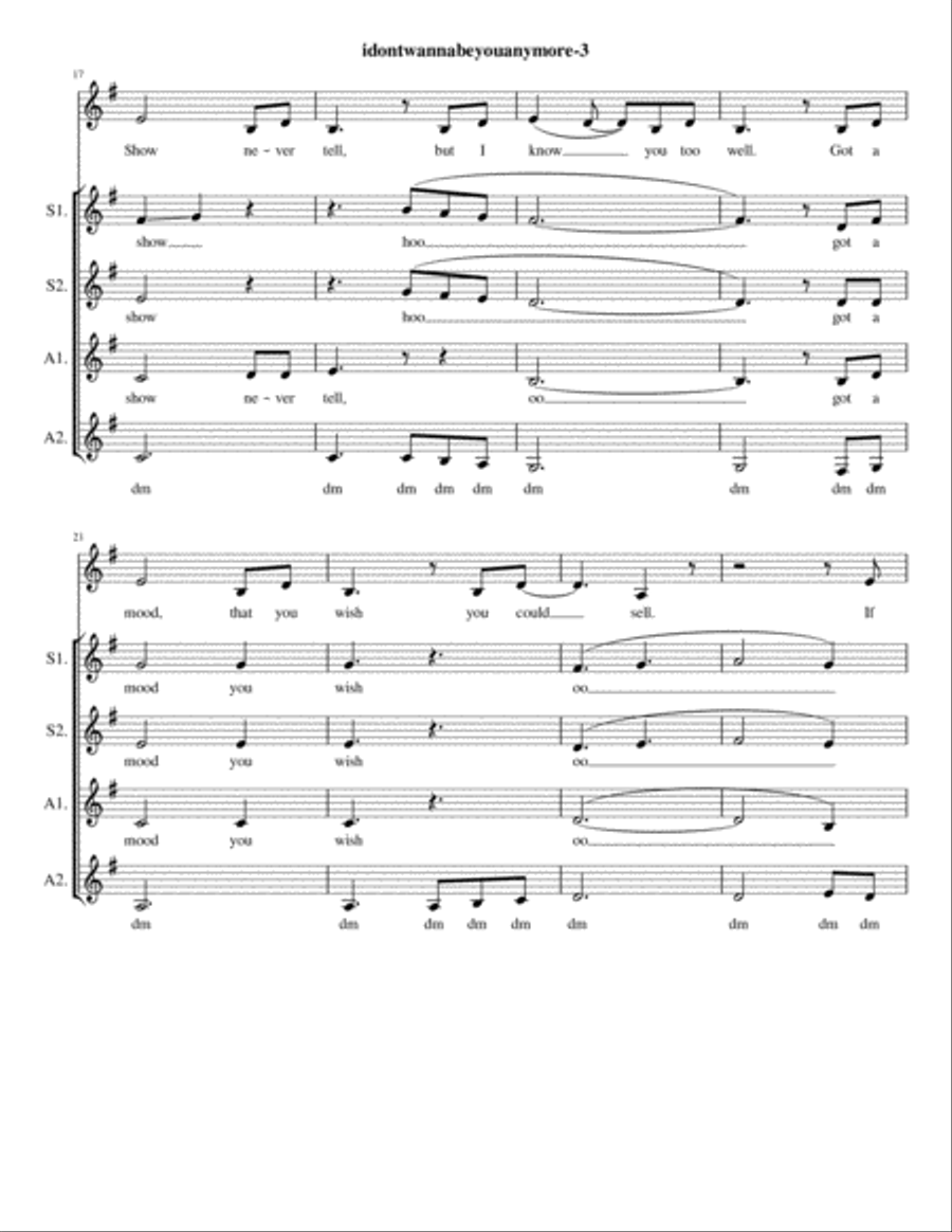 Idontwannabeyouanymore SSAA scores gallery preview page 3