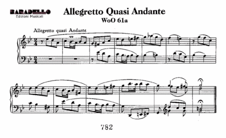 Beethoven - Allegretto Quasi Andante WoO 61a