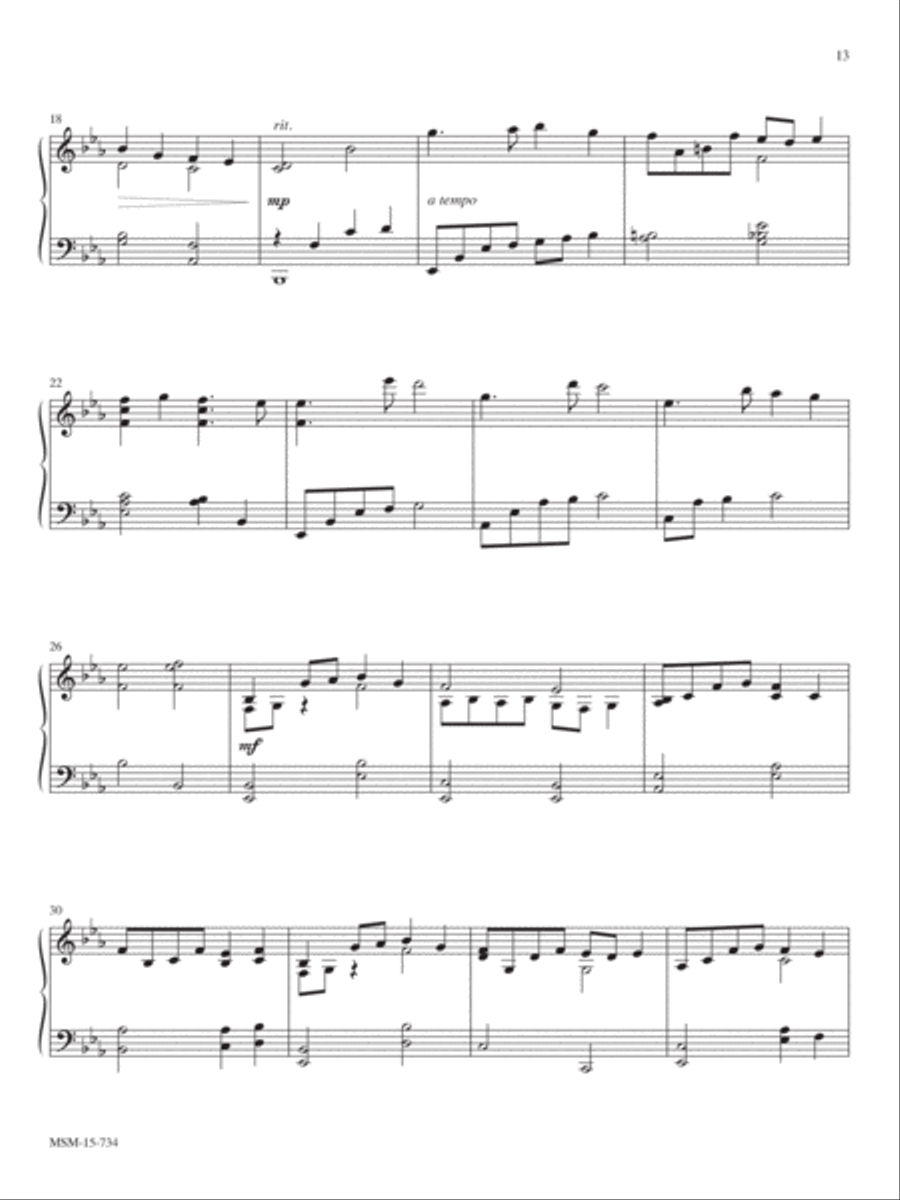 In the Bleak Midwinter Piano Solo scores gallery preview page 2