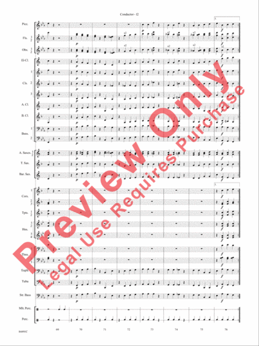 The Typewriter Concert Band scores gallery preview page 15