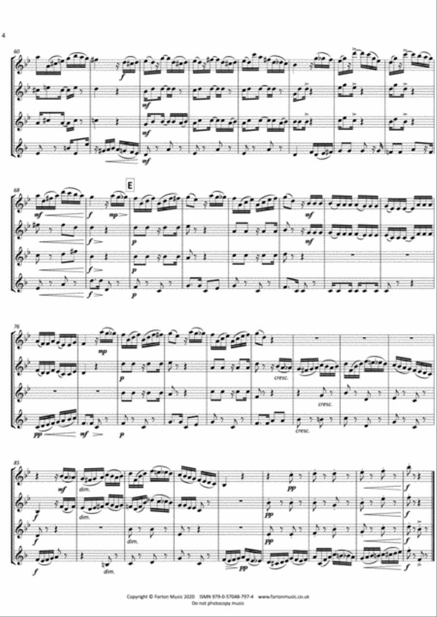 Tico Tico Tico Tico Oboe scores gallery preview page 4