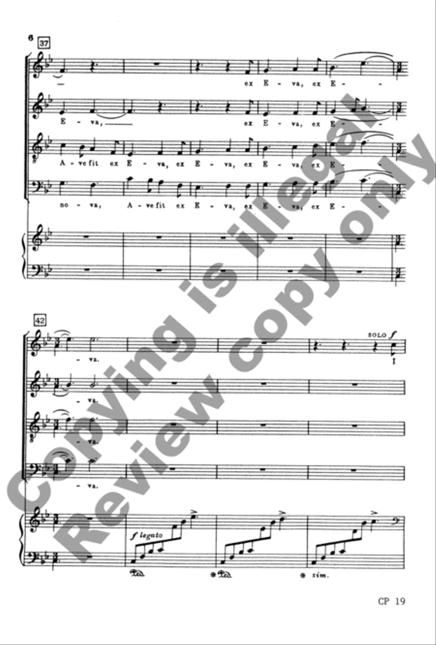 Nova, Nova! 4-Part scores gallery preview page 18