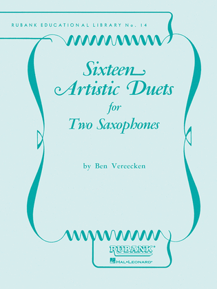 Book cover for Sixteen Artistic Duets