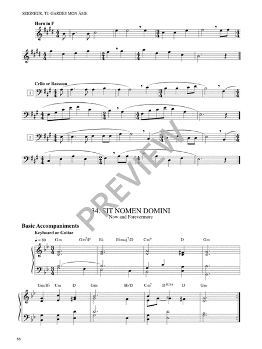 Christe Lux mundi - Instrument edition Guitar scores gallery preview page 88