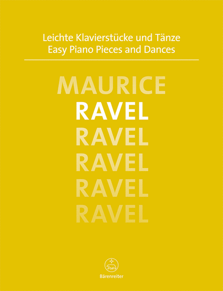 Leichte Klavierstuecke und Taenze by Maurice Ravel Piano Solo - Sheet Music