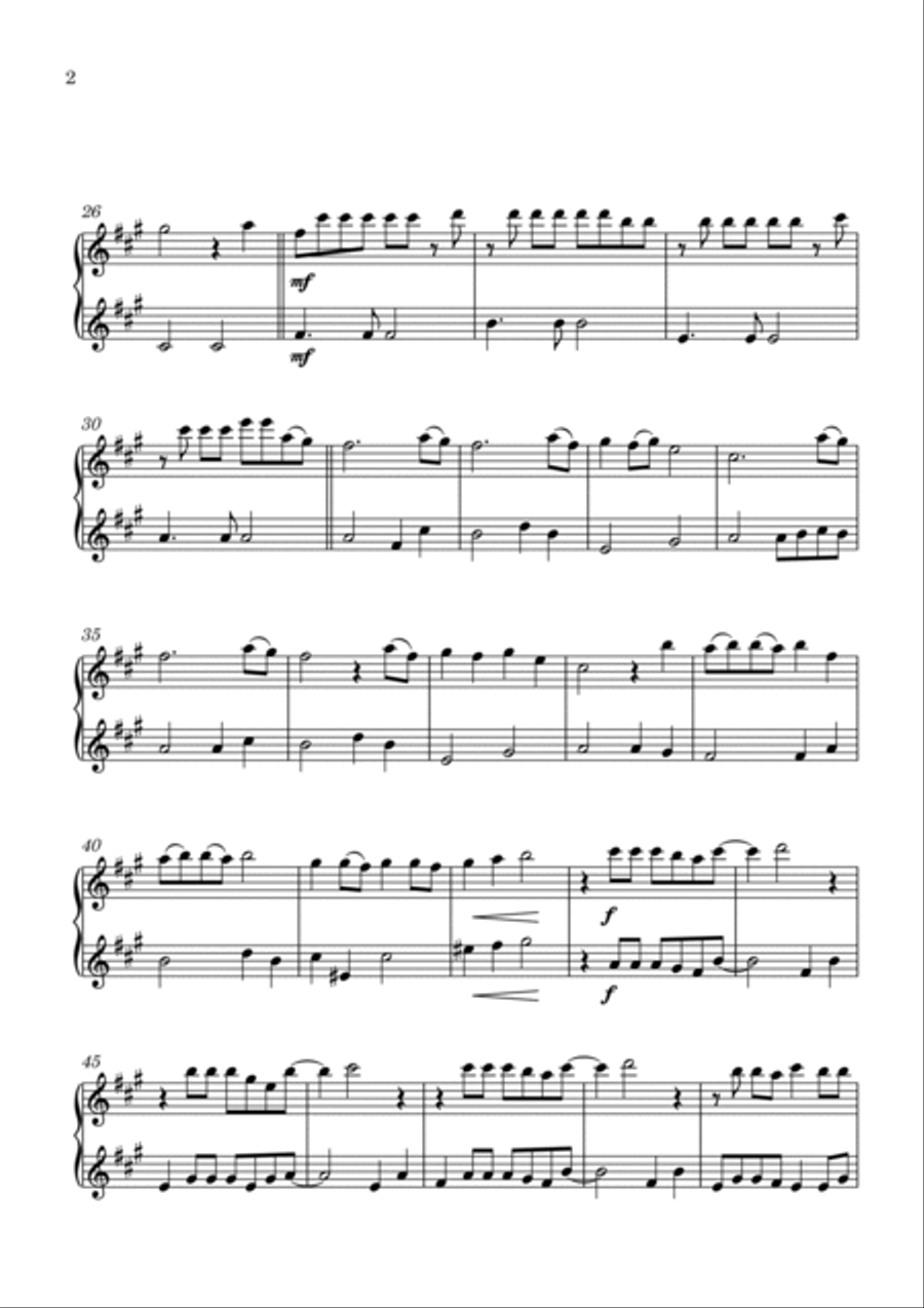 Flowers String Duet scores gallery preview page 2