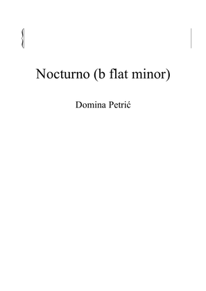 Book cover for Nocturno b flat minor