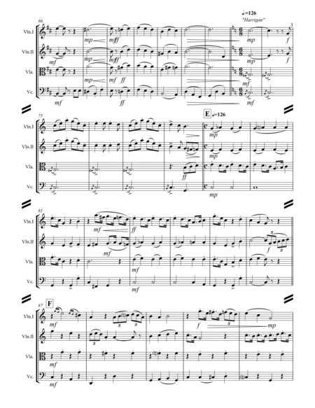 Broadway Medley (for String Quartet) image number null
