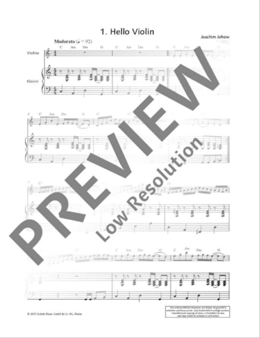 My blue Violin My blue Violin Violin Solo scores gallery preview page 4