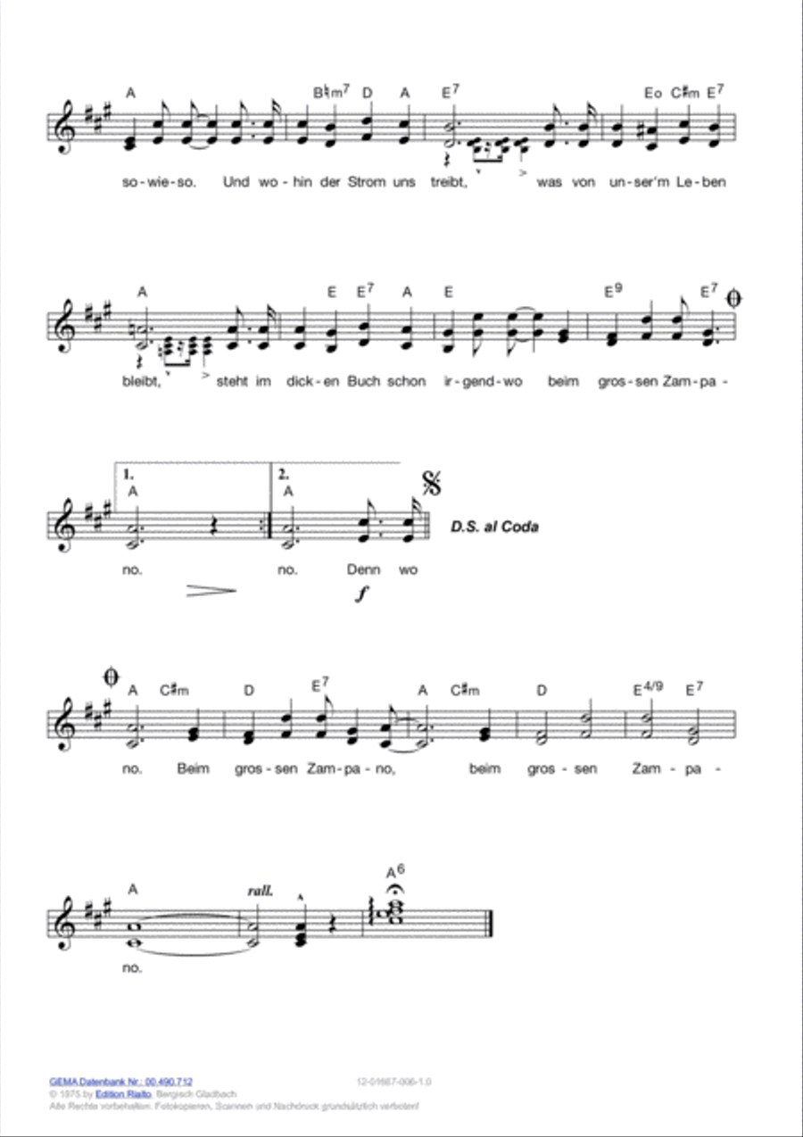 Der grosse Zampano Voice scores gallery preview page 5