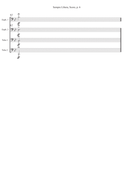 Sempre Libra for Tuba/Euphonium Quartet (Tuba feature)