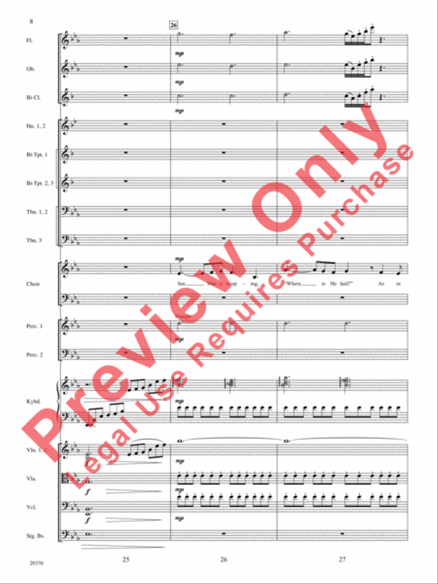 See, What a Morning Choir scores gallery preview page 9