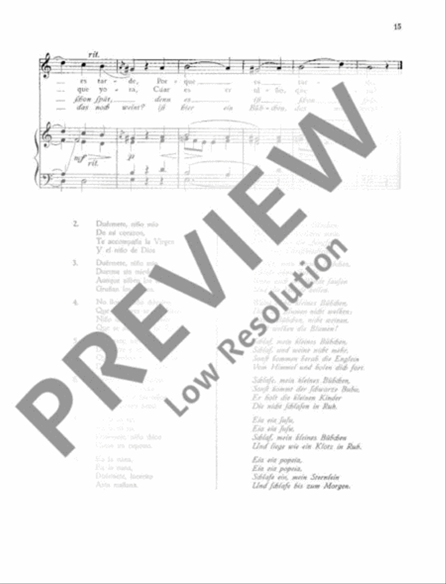 Spanische und portugiesische Volkslieder Voice Solo scores gallery preview page 16