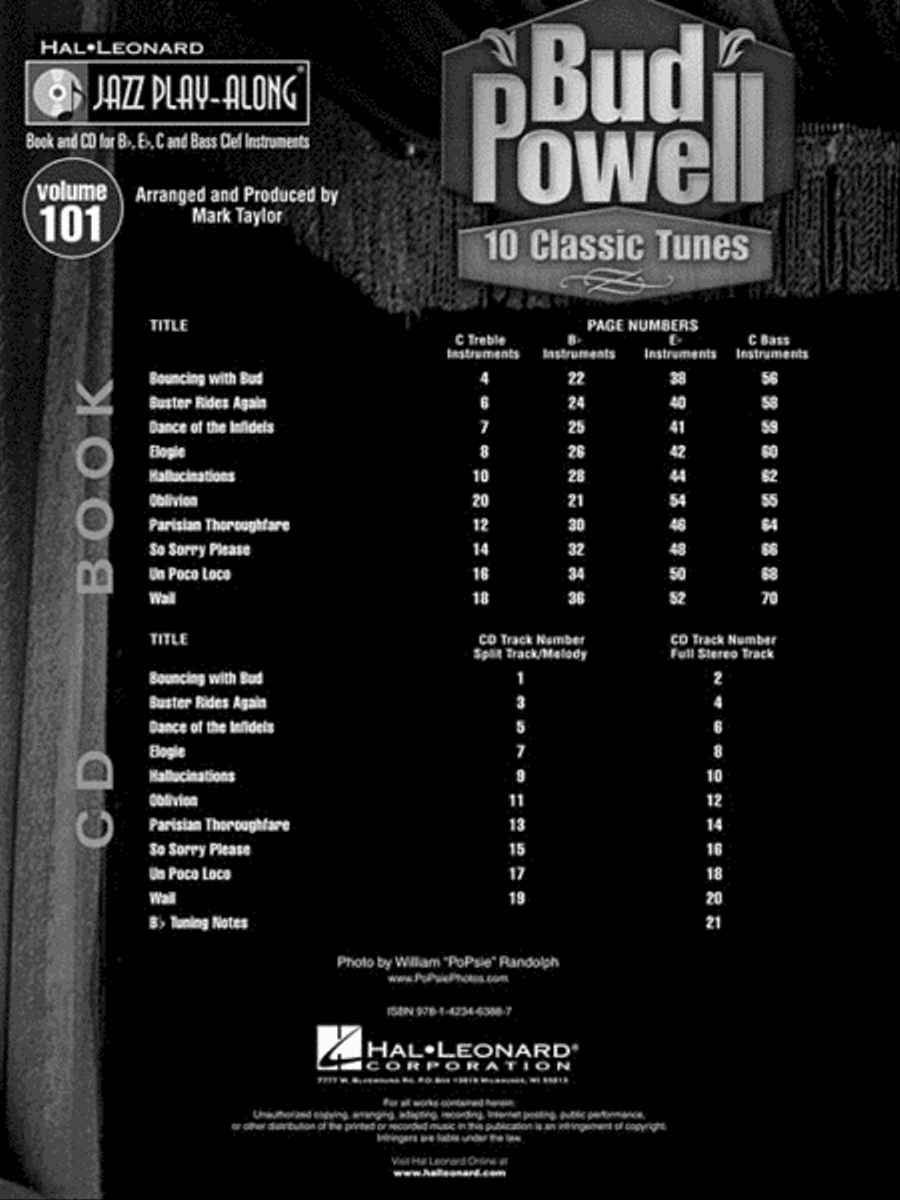 Bud Powell C Instrument scores gallery preview page 3