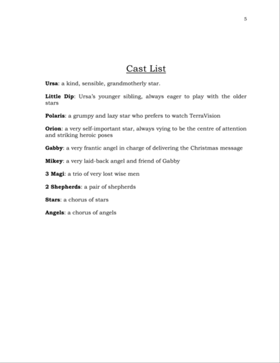 Star Bright, Angel Light SA scores gallery preview page 4