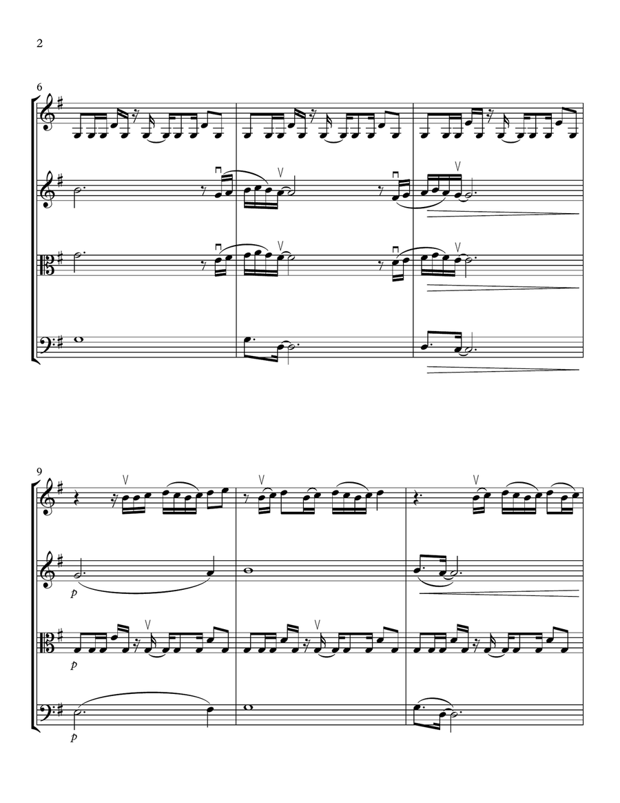 When I See U String Quartet scores gallery preview page 2
