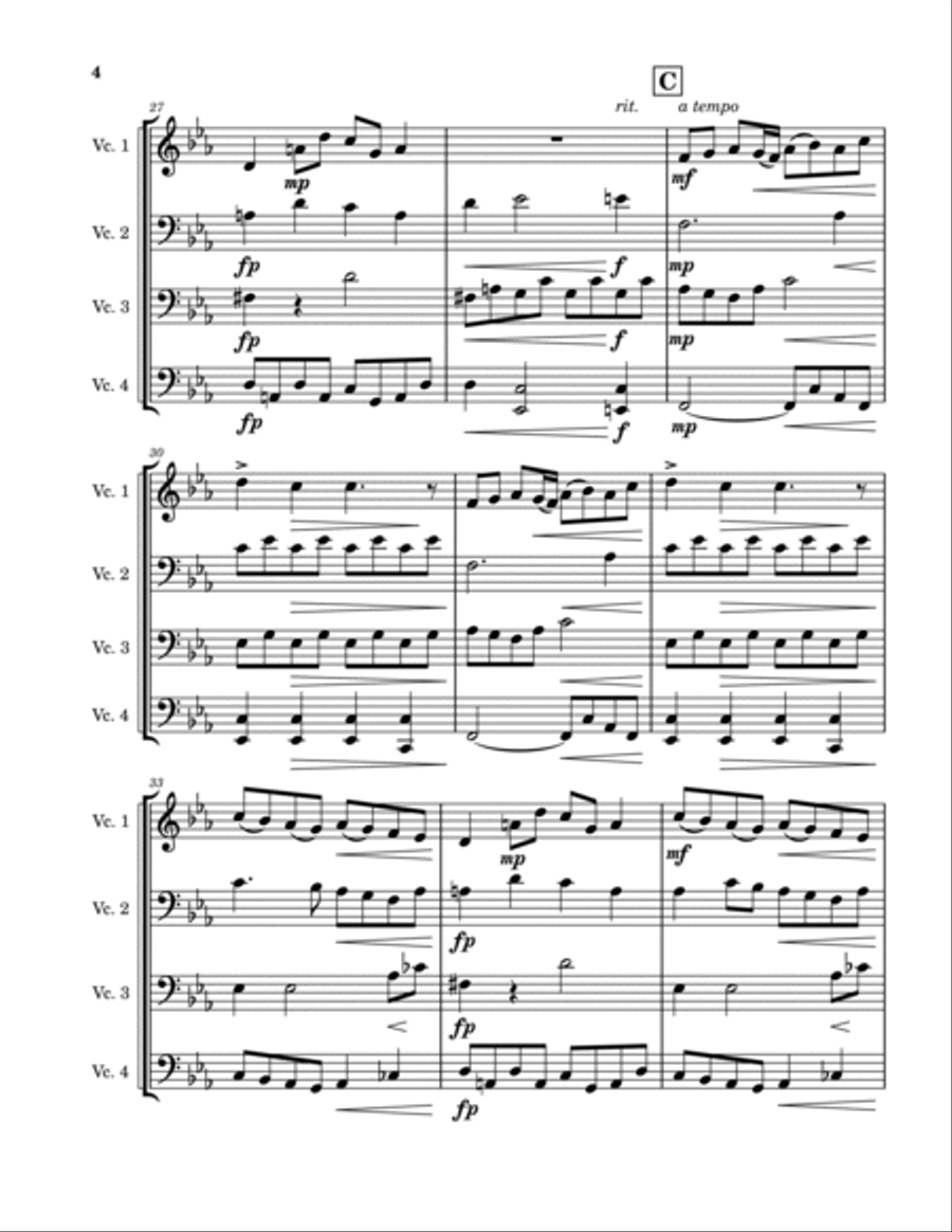 Alexander Nevsky Small Ensemble scores gallery preview page 4