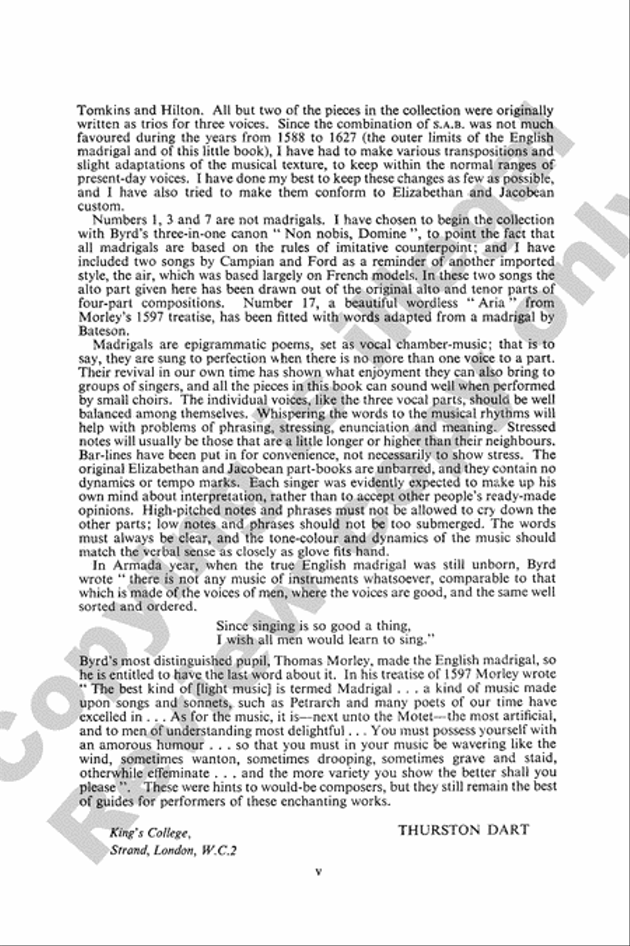 Invitation to Madrigals, Book 1 3-Part scores gallery preview page 25