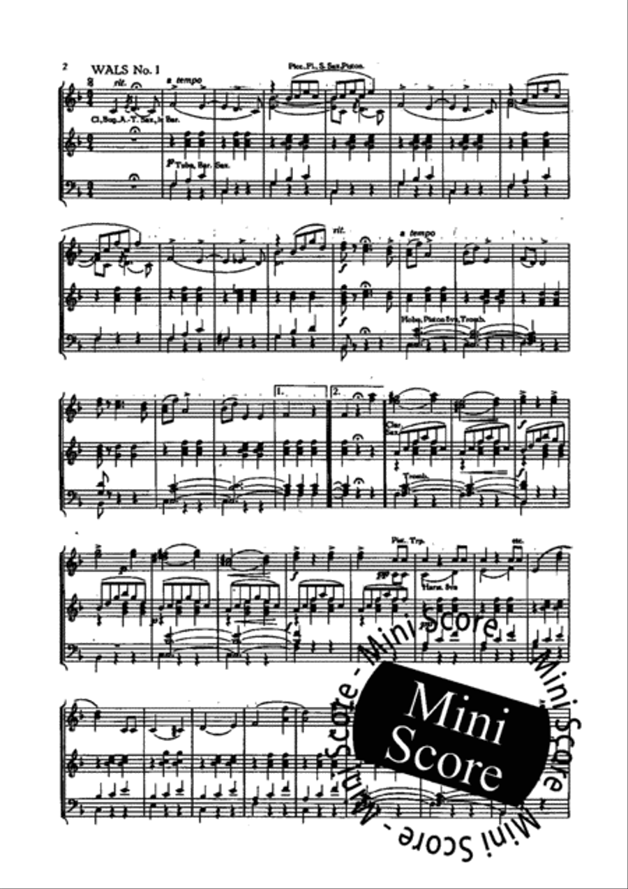Wiener Madeln Concert Band scores gallery preview page 4