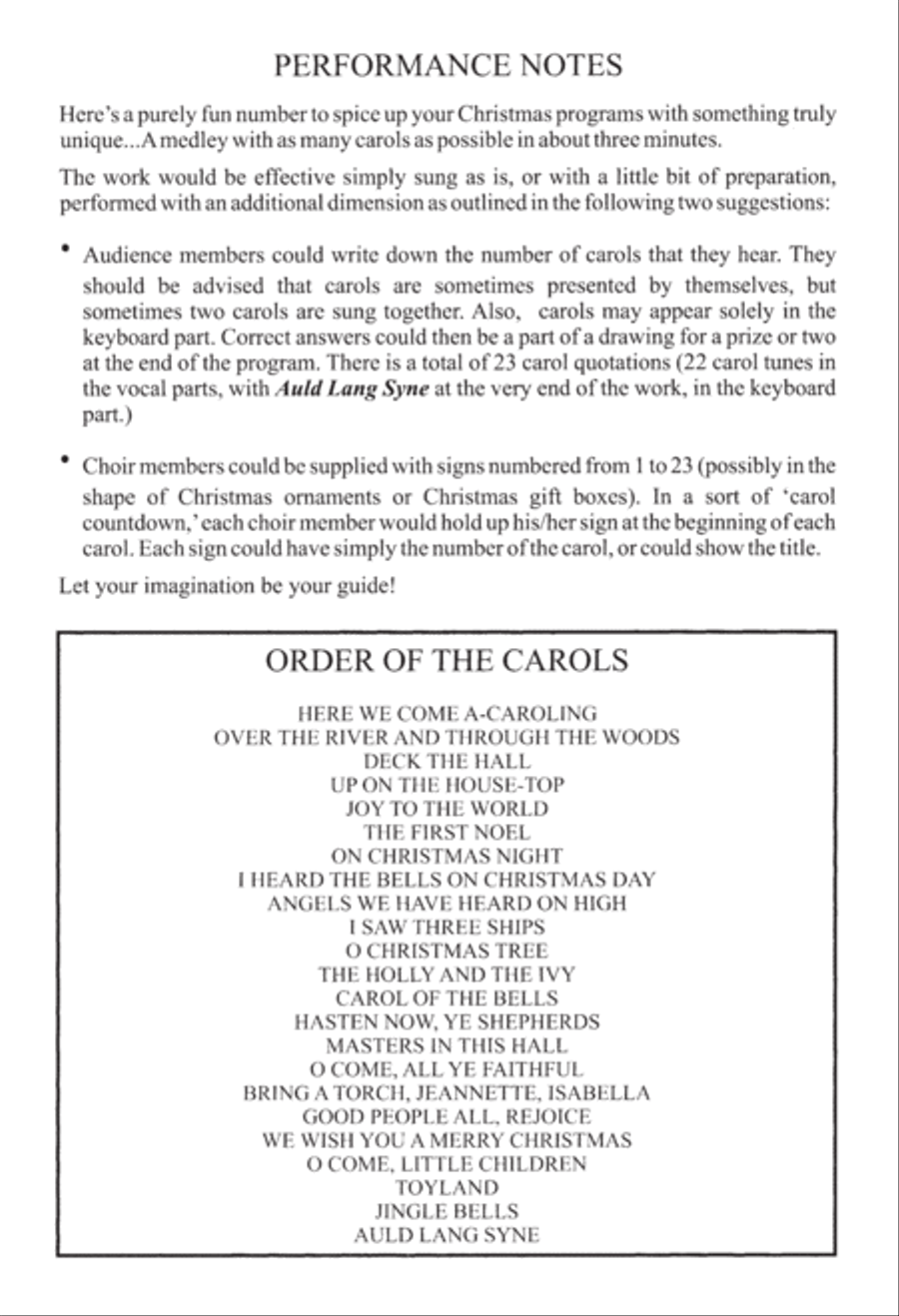 Christmas...In About Three Minutes 2-Part scores gallery preview page 2
