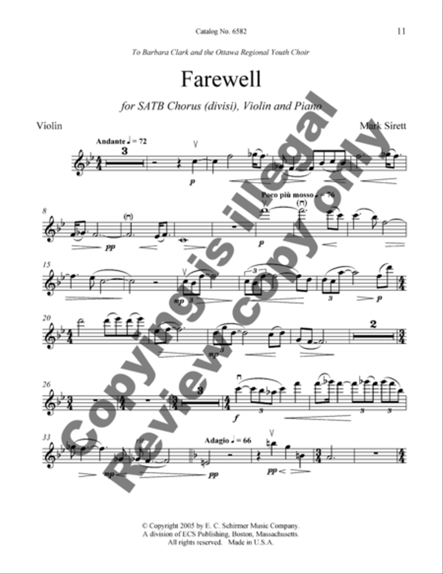 Farewell Divisi scores gallery preview page 14