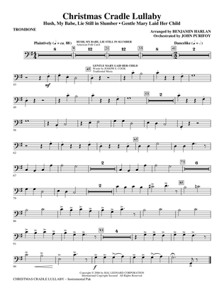 Christmas Cradle Lullaby - Trombone