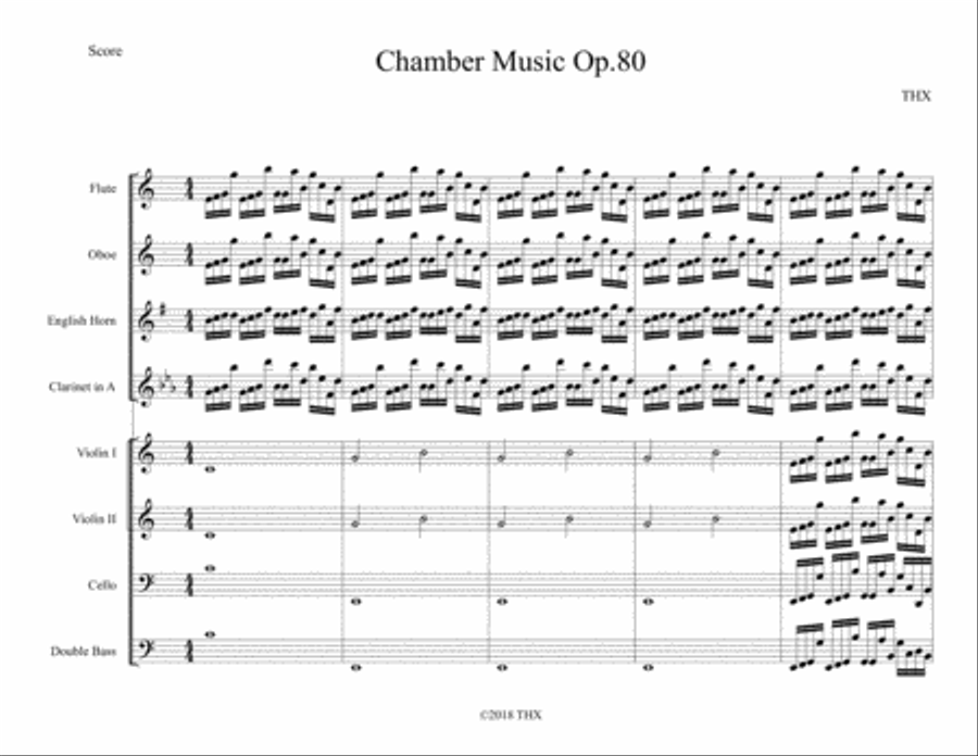 icarus falling Large Ensemble scores gallery preview page 1