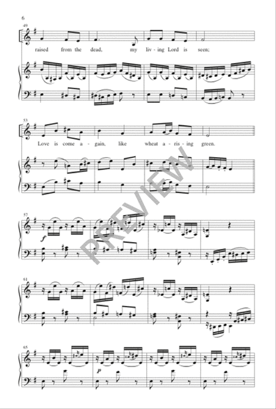 Love Is Come Again Love Is Come Again 3-Part scores gallery preview page 7