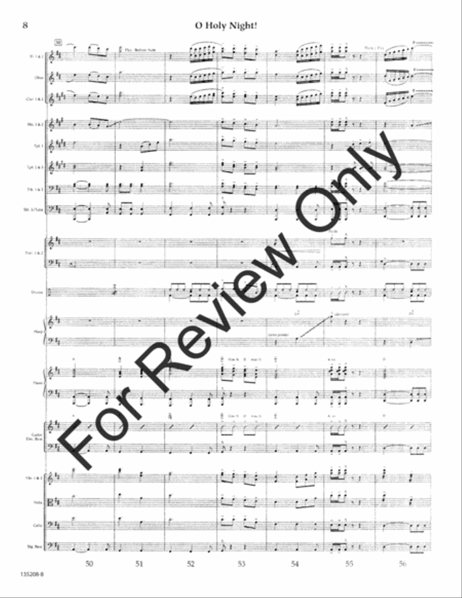 O Holy Night O Holy Night Orchestra scores gallery preview page 9