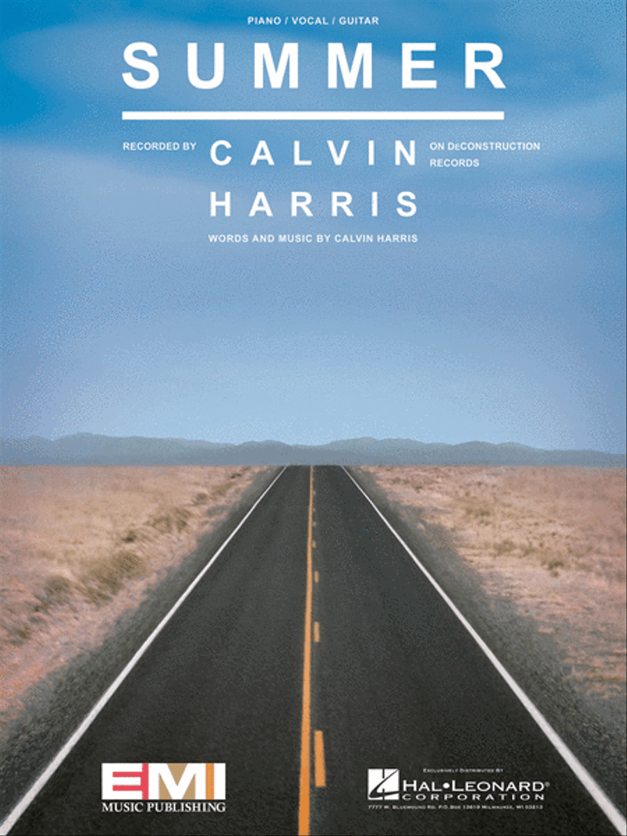 Summer Piano, Vocal, Guitar scores gallery preview page 1
