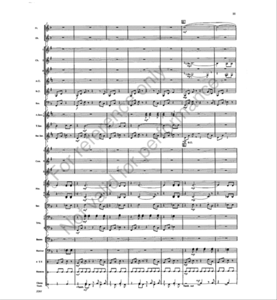 Symphonic Celebration and Dance Concert Band scores gallery preview page 10